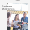 Info-Broschüre "Studieren ohne Matura"